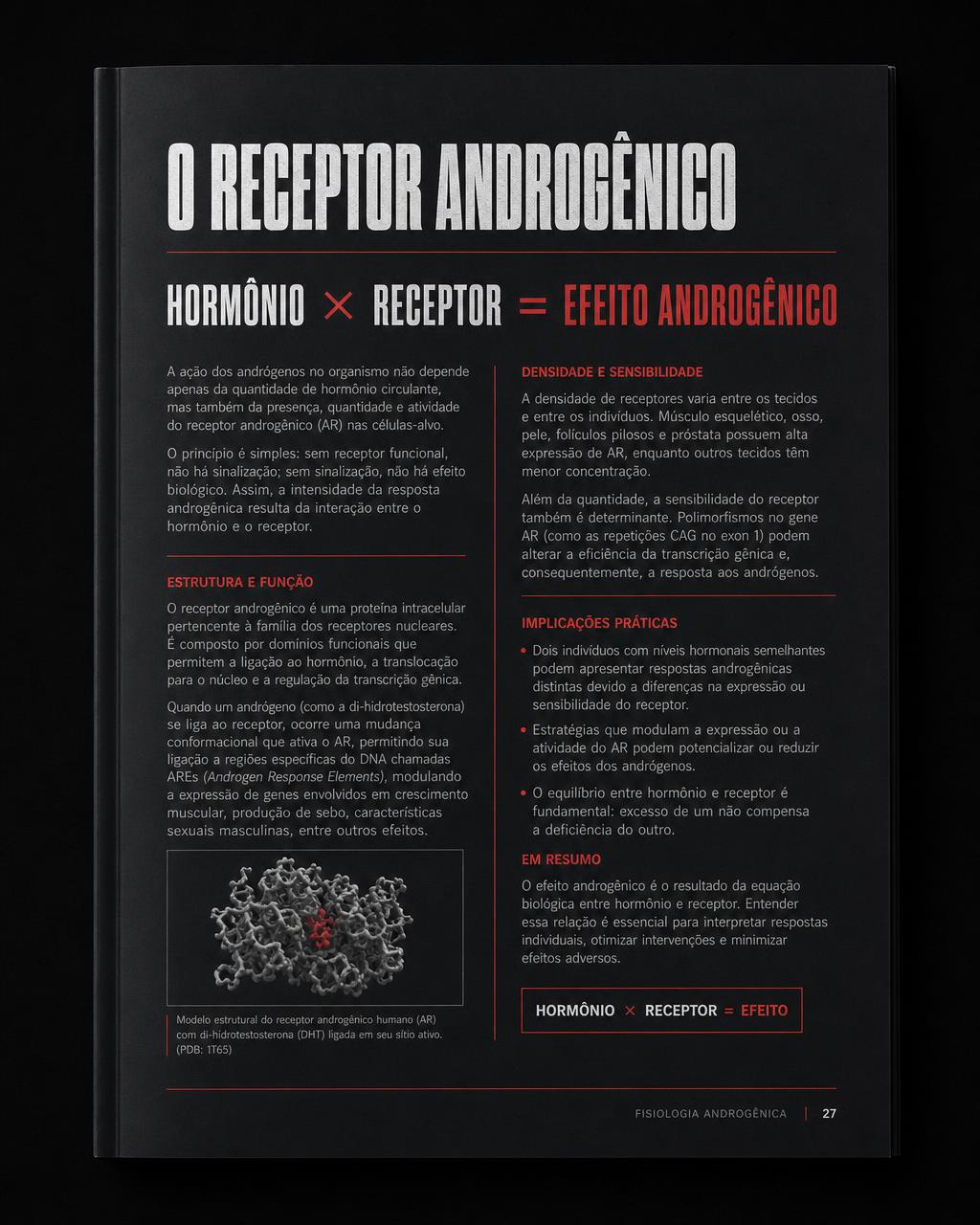 Prévia da página do receptor androgênico